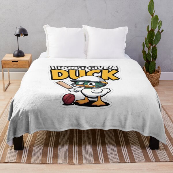 Item preview, Funny Cricket Duck Sticker – “I Don’t Give a Duck” Meme Design | Cricket Humor Sticker for Fans designed and sold by TheCreatorKit.