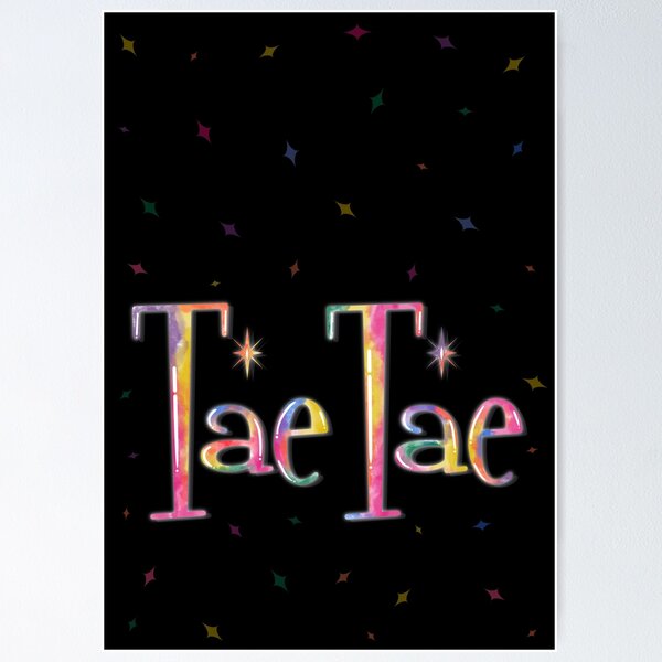 Item preview, BTS Kim Taehyung's Tae Tae-colourful pop  designed and sold by moteesshop.