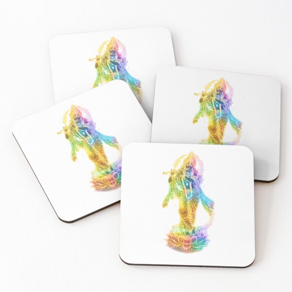Item preview, Krishna Rainbow Chakra Outline designed and sold by ShirtsOfDeath.