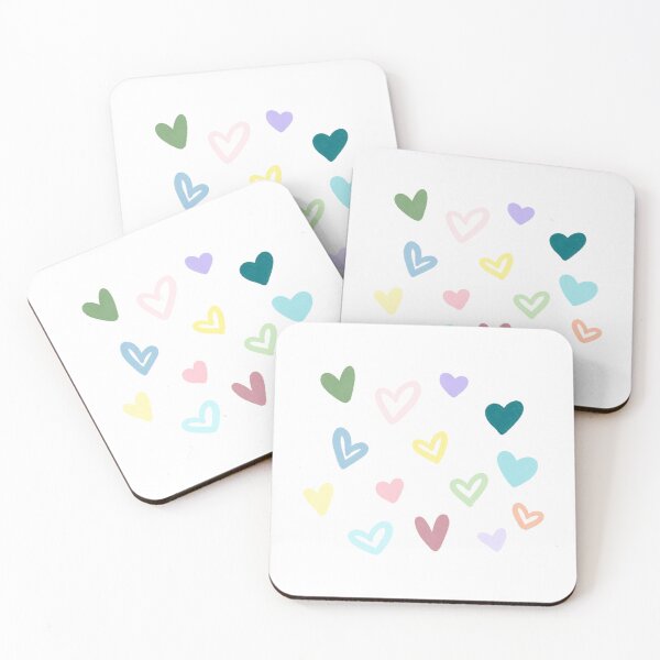 Item preview, Little Colorful Hearts designed and sold by TinySplashPrints.