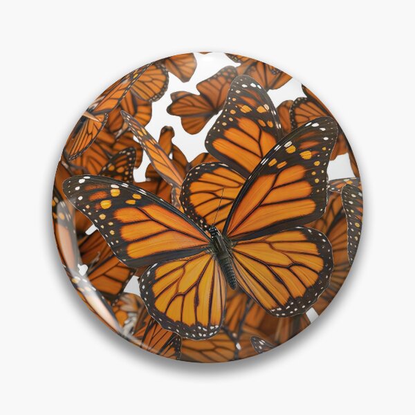 Item preview, Monarch Butterflies / Papillons Monarques designed and sold by FrancophileFun.