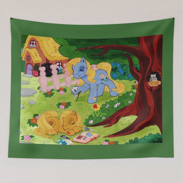 Item preview, My Little Pony G3 Garden Scene designed and sold by tylerrossart.