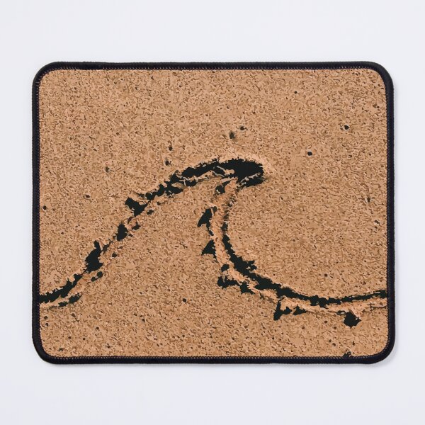 Item preview, Minimal Wave Drawing Etched in Sand designed and sold by Arturo Daniel Garcia Palomo.