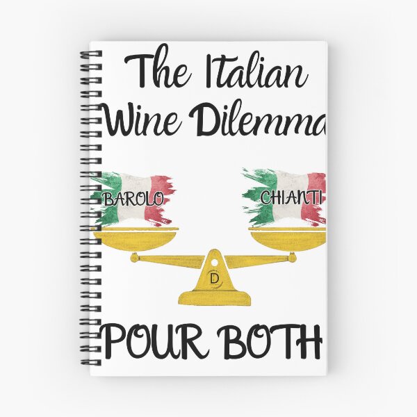 Item preview, Funny Italian Wine Dilemma - Barolo vs Chianti Pour Both designed and sold by TheItaliandilemma.