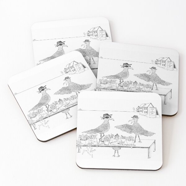 Item preview, Seagulls and Stolen Chips designed and sold by Nikki Attree.