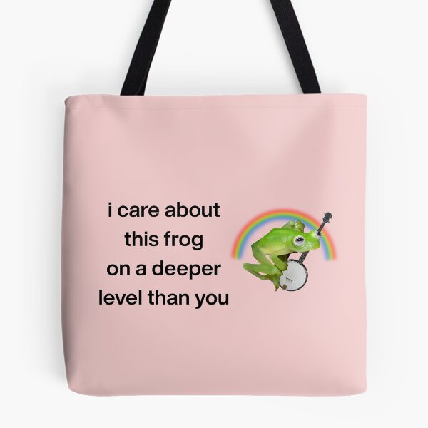 Item preview, i care about this frog on a deeper level than you designed and sold by extramediium.