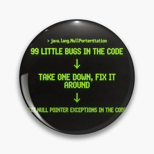 Item preview, 99 Bugs in the Code Funny Programmer T-Shirt | Null Pointer Exception Dev Humor | Retro Terminal Coding Gift for Developers designed and sold by Noctavia07.