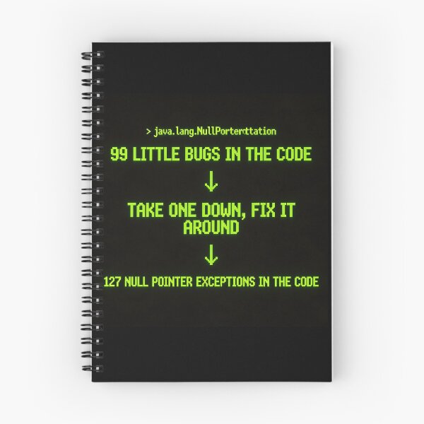 Artikelvorschau, 99 Bugs im Code – Lustiges Programmierer-T-Shirt | Entwicklerhumor zu Nullzeiger-Ausnahmen | Retro-Terminal-Geschenk für Entwickler entworfen und verkauft von Noctavia07.