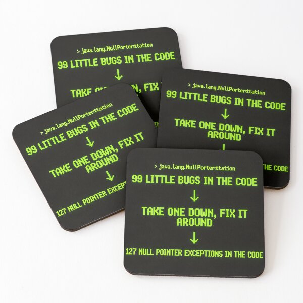 Item preview, 99 Bugs in the Code Funny Programmer T-Shirt | Null Pointer Exception Dev Humor | Retro Terminal Coding Gift for Developers designed and sold by Noctavia07.