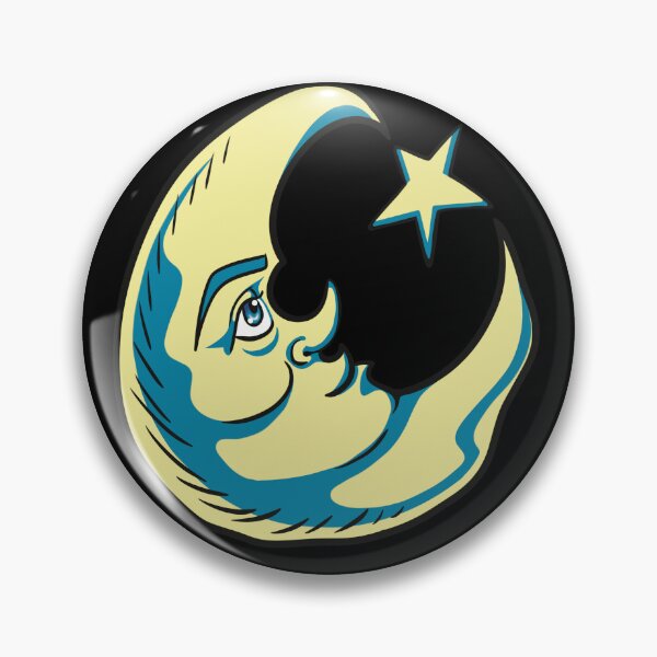 Item preview, Celestial Moon Face designed and sold by Wicked Fenfolk.