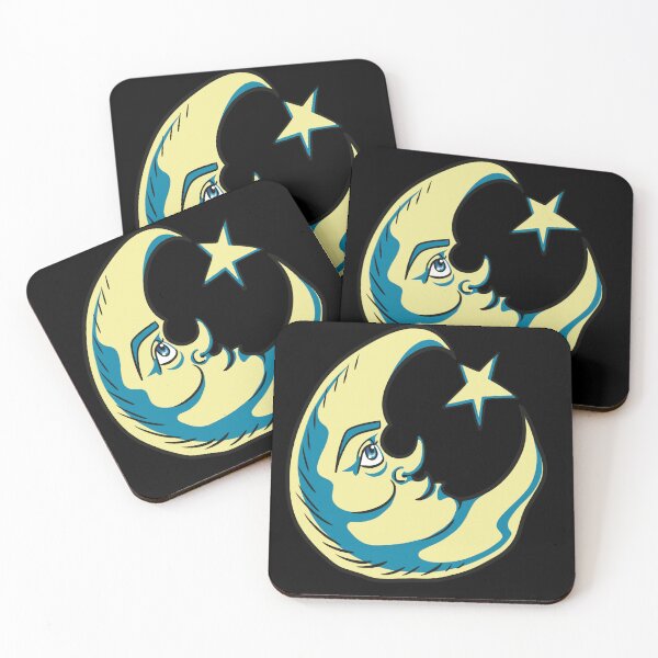 Item preview, Celestial Moon Face designed and sold by Wicked Fenfolk.