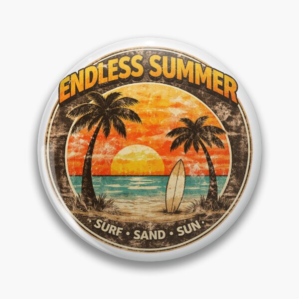 Item preview, Endless Summer Round designed and sold by CrazyGirlllc.