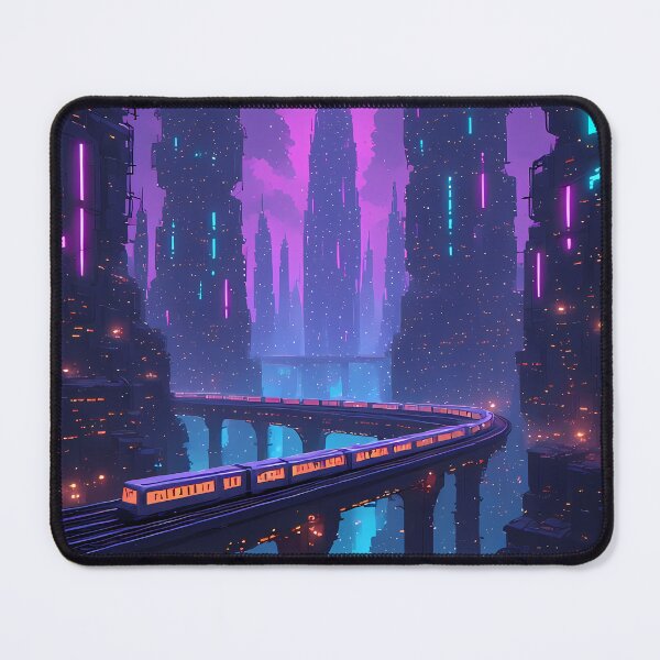 Item preview, Neon Landscape Transit Cityscape | Neon Transit - Specimen GEO-S503 designed and sold by Aethereal Labs.