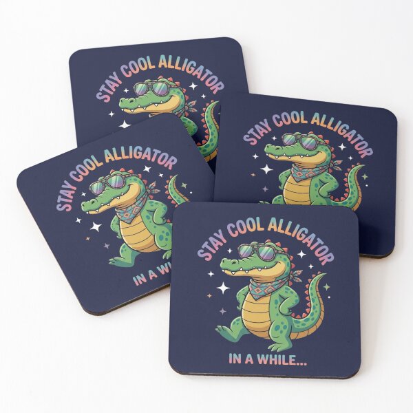 Item preview, Stay Cool Alligator – Funny Design designed and sold by Dogandesighn.