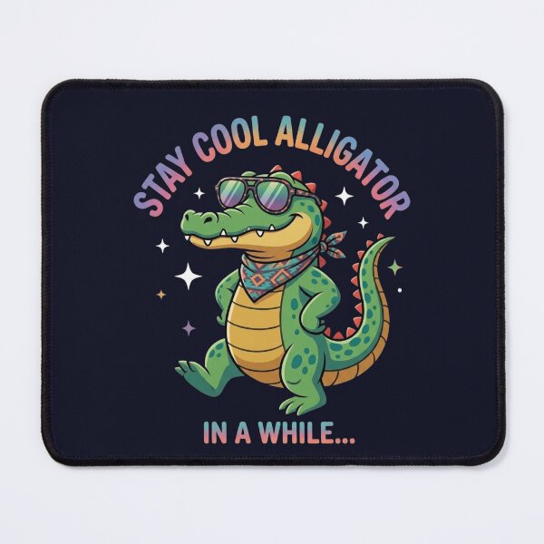Item preview, Stay Cool Alligator – Funny Design designed and sold by Dogandesighn.