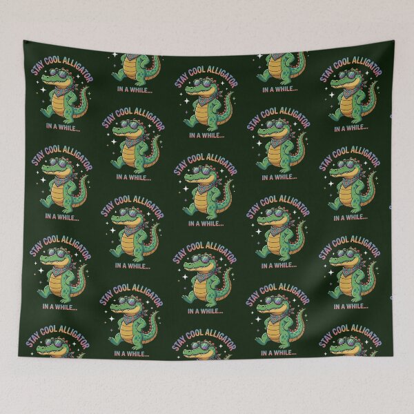 Item preview, Stay Cool Alligator – Funny Design designed and sold by Dogandesighn.