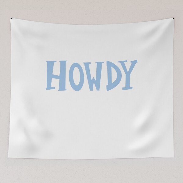 Item preview, Howdy Retro Cowboy Typography designed and sold by DafneDStudio.