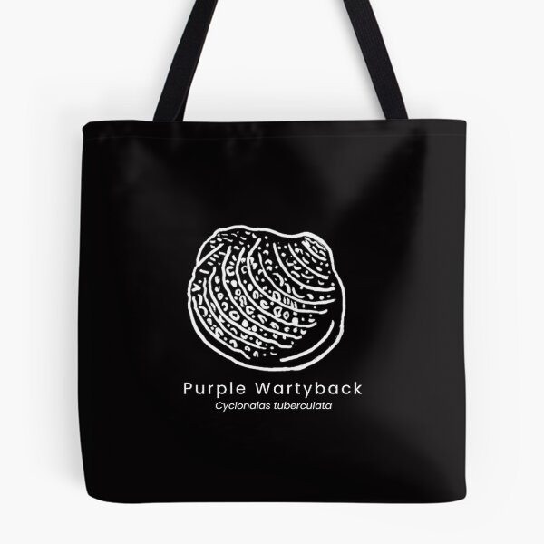Item preview, Purple Wartyback (Freshwater Mussel) designed and sold by The Freshwater Naturalist.