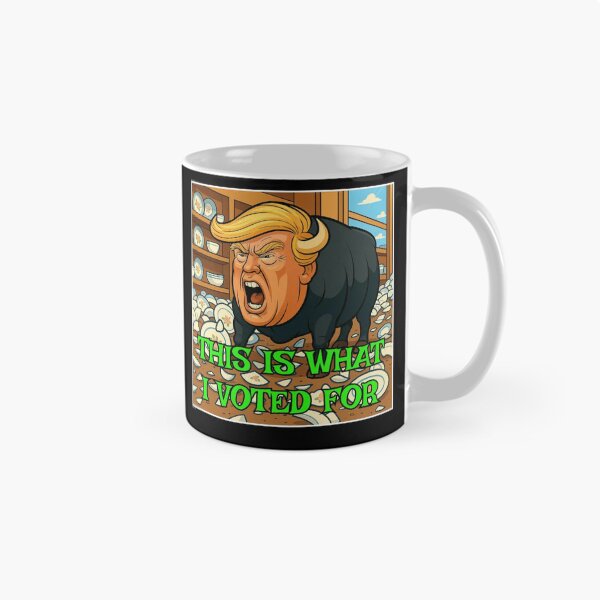 Item preview, This Is What I Voted For Trump Bull China Shop Meme designed and sold by RamneekFraty.