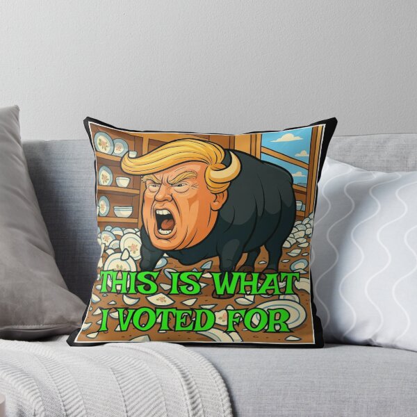 Item preview, This Is What I Voted For Trump Bull China Shop Meme designed and sold by RamneekFraty.