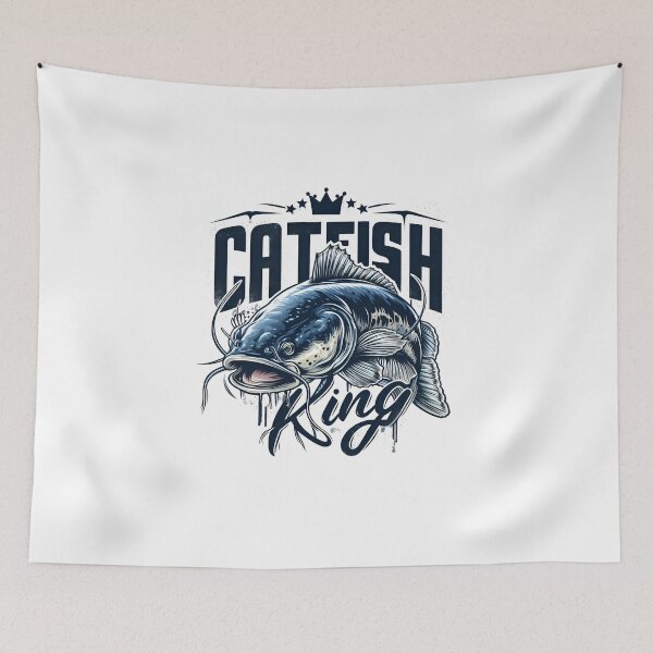 Item preview, Catfish King – Wels Angler Fishing Design designed and sold by WildBoysShop.