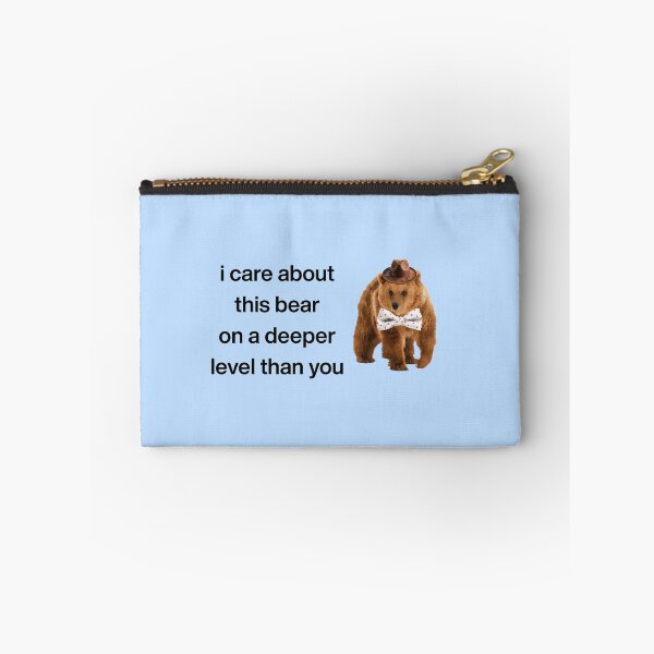 Item preview,  i care about this bear on a deeper level than you designed and sold by extramediium.