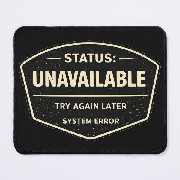 Item preview, Status Unavailable System Error Shirt Vintage Tech Humor Graphic Tee designed and sold by GhostDawgs.