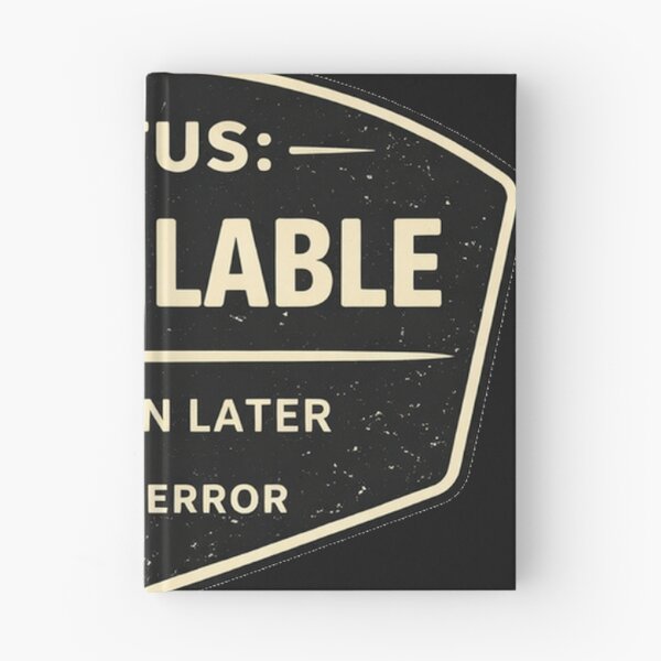 Item preview, Status Unavailable System Error Shirt Vintage Tech Humor Graphic Tee designed and sold by GhostDawgs.