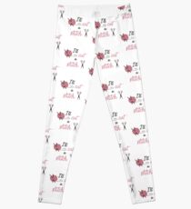 I'll Cut A Stitch Shirt for Knitters Leggings