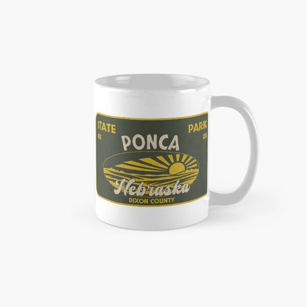 Item preview, Ponca State Park, Dixon County, Nebraska, badge design designed and sold by Wanderful-roads.