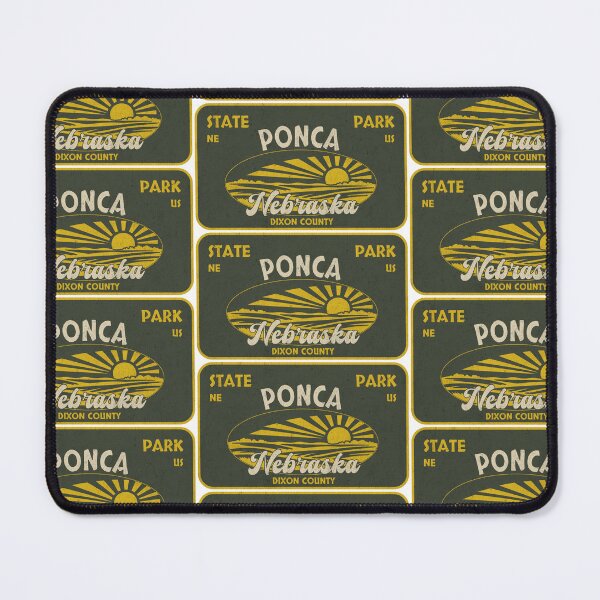 Item preview, Ponca State Park, Dixon County, Nebraska, badge design designed and sold by Wanderful-roads.