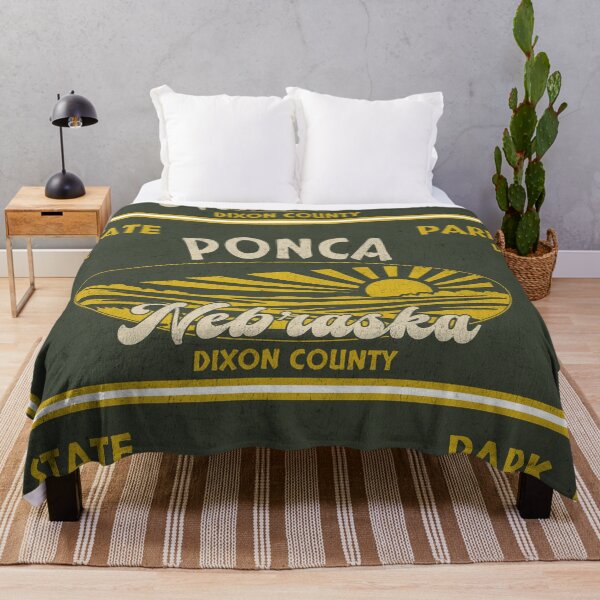 Item preview, Ponca State Park, Dixon County, Nebraska, badge design designed and sold by Wanderful-roads.