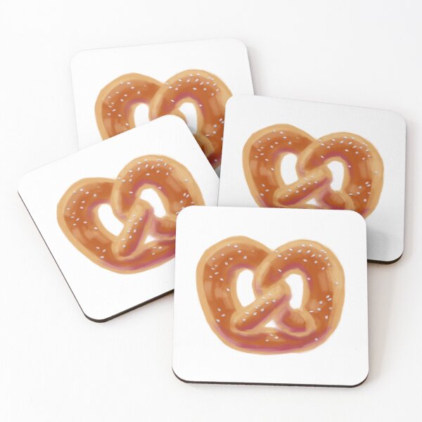 Item preview, Soft Pretzel Illustration – Cute Bakery Snack Drawing, Salted Pretzel Art, Food Lover Design designed and sold by SpannerDesigns.