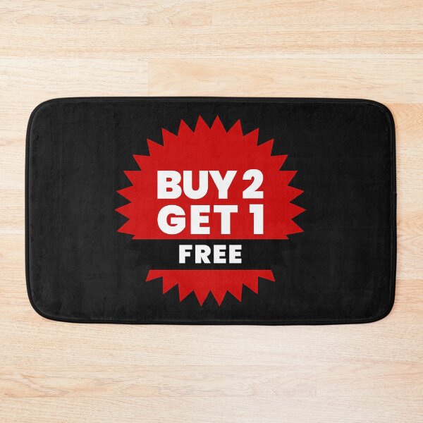 Item preview, Red Buy 2 Get 1 Free Promotional Badge designed and sold by Creatby7030.