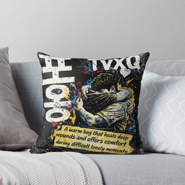 Item preview, Warm hug heals Kpop grunge emotional comfort fanart designed and sold by CaroKPOP.