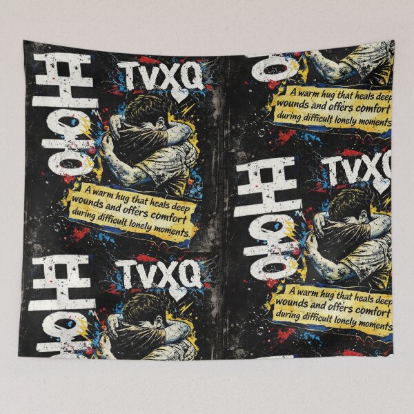 Item preview, Warm hug heals Kpop grunge emotional comfort fanart designed and sold by CaroKPOP.