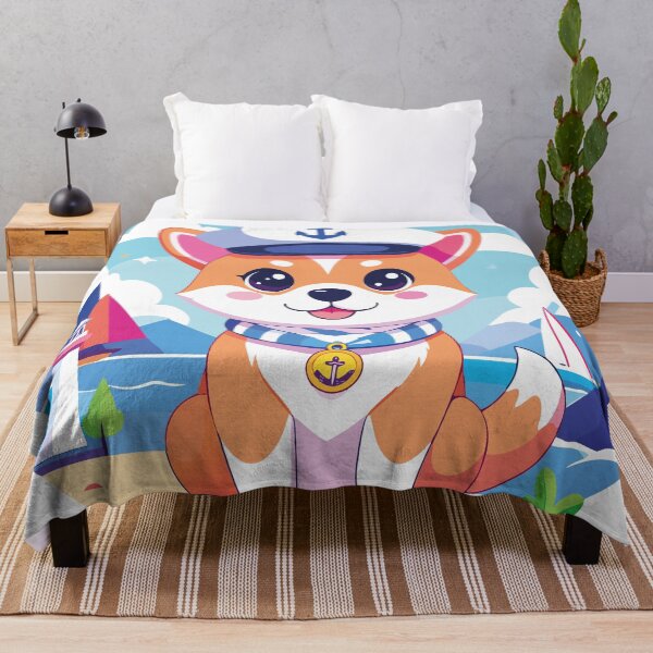 Item preview, Cute Kawaii Sailor Dog Nautical Illustration designed and sold by BestChoiceService.