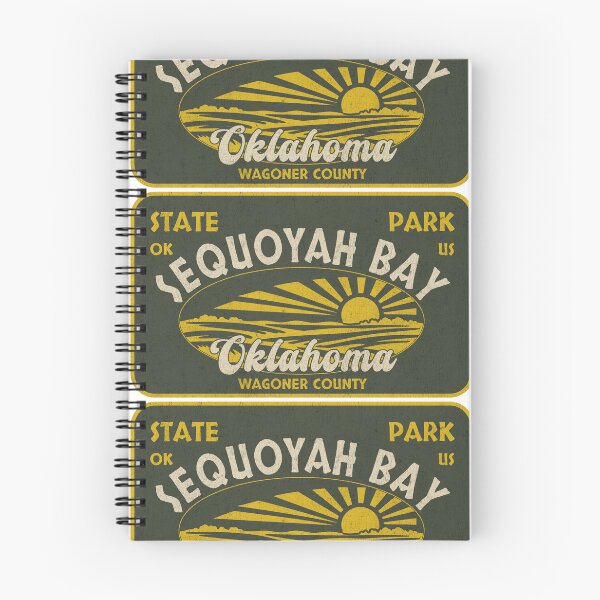 Item preview, Sequoyah Bay State Park, Wagoner County, Oklahoma, badge design designed and sold by Wanderful-roads.