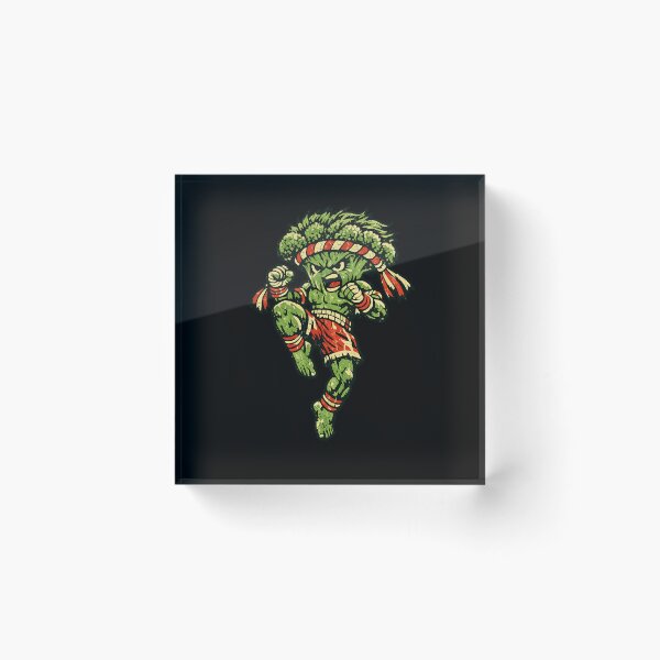 Item preview, Broccoli Muay Thai — Vintage Retro Street Fighter  designed and sold by Moedex.