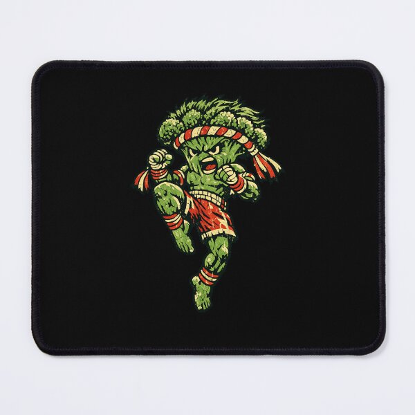 Item preview, Broccoli Muay Thai — Vintage Retro Street Fighter designed and sold by Moedex.
