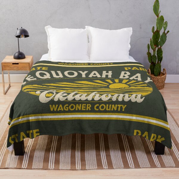Item preview, Sequoyah Bay State Park, Wagoner County, Oklahoma, badge design designed and sold by Wanderful-roads.