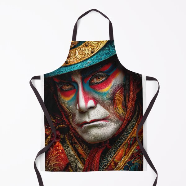 Item preview, Vibrant Traditional Face Paint Performance Art designed and sold by Artessie.