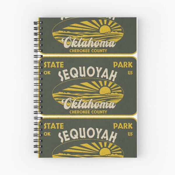Item preview, Sequoyah State Park, Cherokee County, Oklahoma, badge design designed and sold by Wanderful-roads.