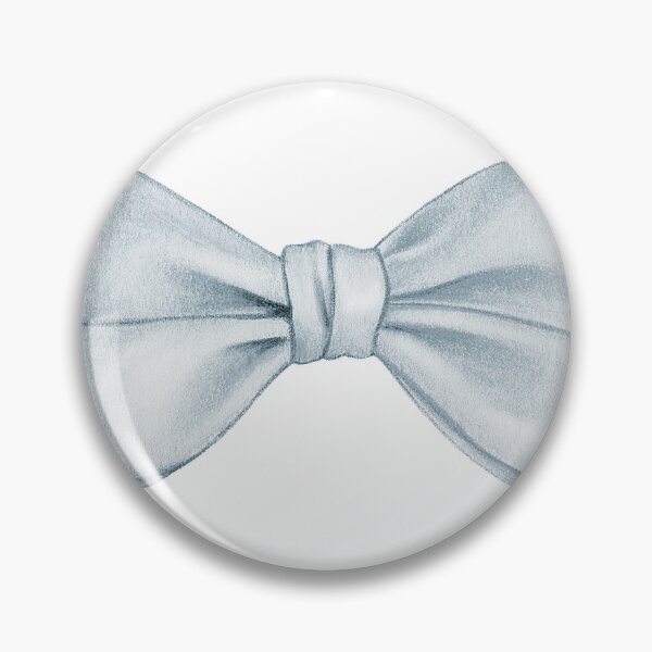 Item preview, Elegant Silver Satin Bow Tie Illustration designed and sold by Creatby7030.