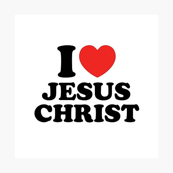 Item preview, I Love Jesus Christ designed and sold by shitpostee.