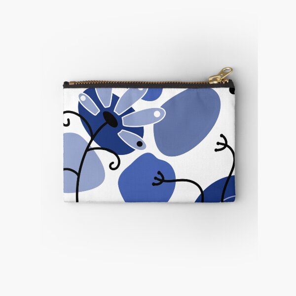 Item preview, Vibrant Blue Whimsical Boho Flower Design designed and sold by Sartoris Art.