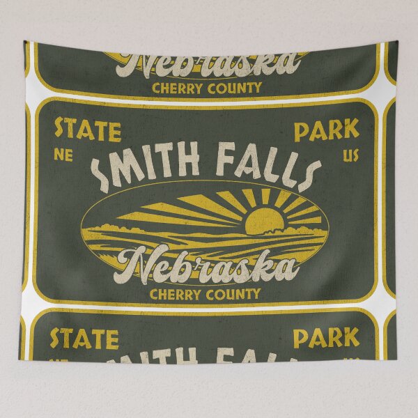 Item preview, Smith Falls State Park, Cherry County, Nebraska, badge design designed and sold by Wanderful-roads.