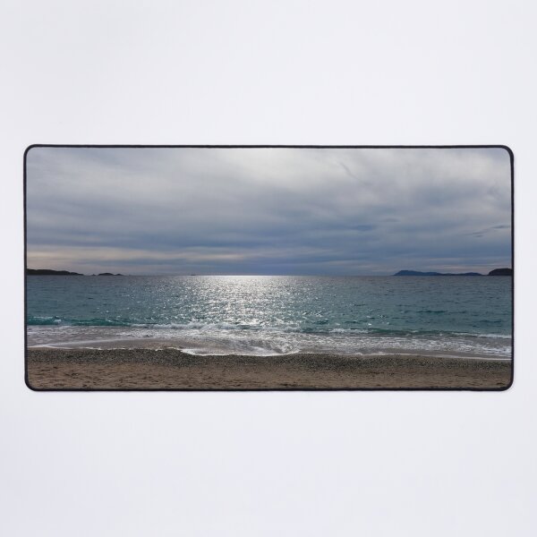 Item preview, Milky sky over Almanarre beach in Hyères: in Provence-Alpes-Côte d'Azur – France (French Riviera) designed and sold by Alan-David.
