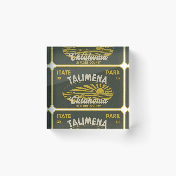 Item preview, Talimena State Park, Le Flore County, Oklahoma, badge design designed and sold by Wanderful-roads.