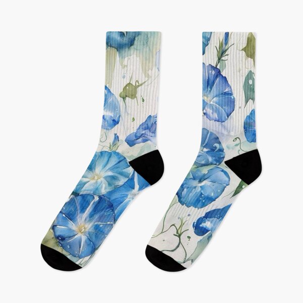 Item preview, Beautiful Cobalt Blue Morning Glories  designed and sold by TinCatOutPost.